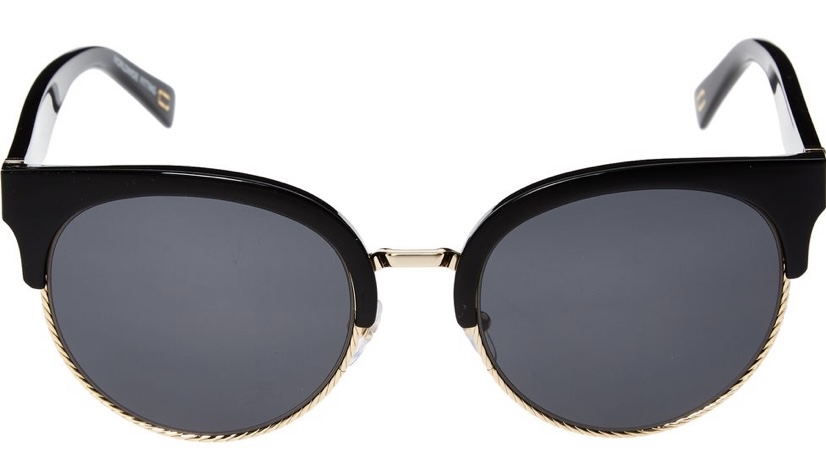 Marc Jacobs Black Preppy Sunglasses